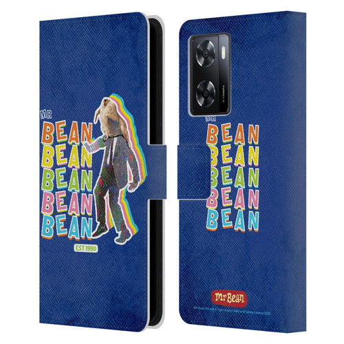 Mr. Bean Graphic Art Turkey Leather Book Wallet Case Cover For OPPO A57s