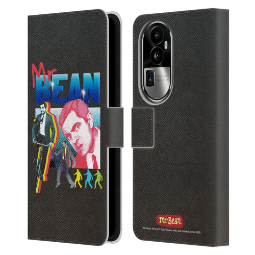 Mr. Bean Graphic Art Bike Leather Book Wallet Case Cover For OPPO Reno10 Pro+