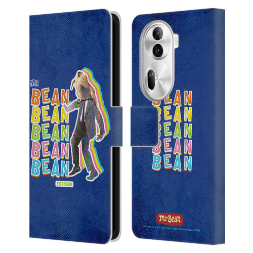 Mr. Bean Graphic Art Turkey Leather Book Wallet Case Cover For OPPO Reno11