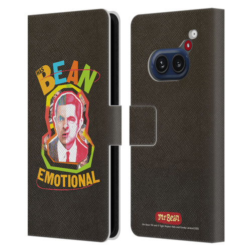 Mr. Bean Graphic Art Bean Emotional Leather Book Wallet Case Cover For Nothing Phone (2a)