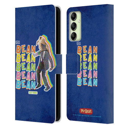 Mr. Bean Graphic Art Turkey Leather Book Wallet Case Cover For Samsung Galaxy A14 5G