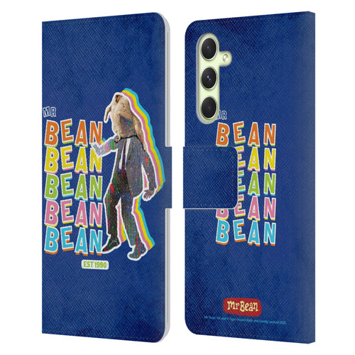 Mr. Bean Graphic Art Turkey Leather Book Wallet Case Cover For Samsung Galaxy A54 5G