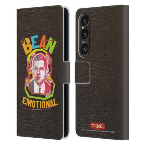 Mr. Bean Graphic Art Bean Emotional Leather Book Wallet Case Cover For Sony Xperia 1 VI 5G