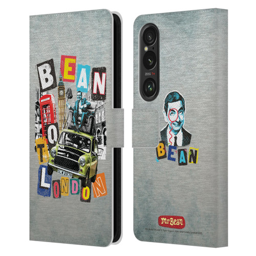 Mr. Bean Graphic Art Bean To London Leather Book Wallet Case Cover For Sony Xperia 1 VI 5G