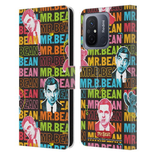 Mr. Bean Graphic Art With Teddy Leather Book Wallet Case Cover For Xiaomi Redmi 12C