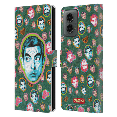 Mr. Bean Key Art Collage Leather Book Wallet Case Cover For Motorola Moto G (2024) Mr. Bean Key Art Collage Leather Book Wallet Case Cover For Motorola Moto G (2024)