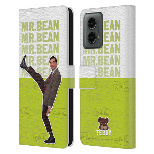 Mr. Bean Key Art Portrait Leather Book Wallet Case Cover For Motorola Moto G (2024) Mr. Bean Key Art Portrait Leather Book Wallet Case Cover For Motorola Moto G (2024)