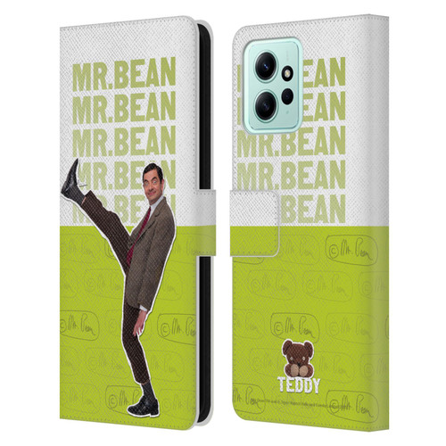 Mr. Bean Key Art Portrait Leather Book Wallet Case Cover For Xiaomi Redmi 12