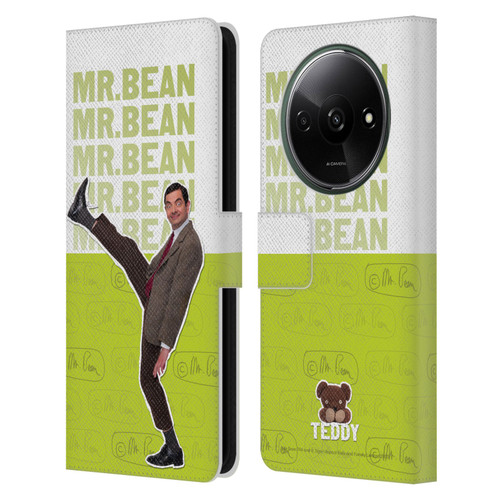 Mr. Bean Key Art Portrait Leather Book Wallet Case Cover For Xiaomi Redmi A3