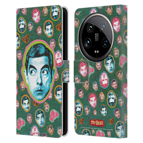 Mr. Bean Key Art Collage Leather Book Wallet Case Cover For Xiaomi 14 Ultra