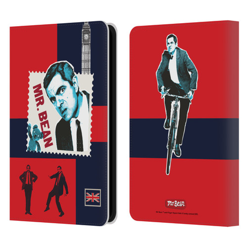 Mr. Bean London Art UK Art Leather Book Wallet Case Cover For Amazon Kindle Paperwhite 5 (2021)