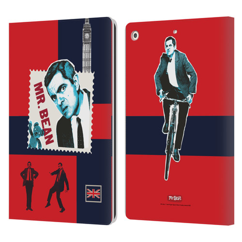 Mr. Bean London Art UK Art Leather Book Wallet Case Cover For Apple iPad 10.2 2019/2020/2021