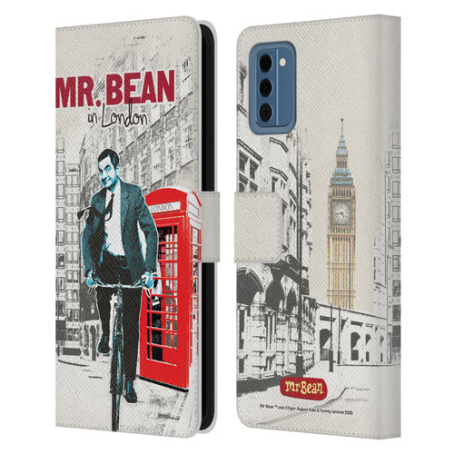 Mr. Bean London Art In London Leather Book Wallet Case Cover For Nokia NC300 Mr. Bean London Art In London Leather Book Wallet Case Cover For Nokia NC300