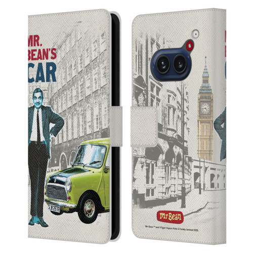 Mr. Bean London Art With Car Leather Book Wallet Case Cover For Nothing Phone (2a) Mr. Bean London Art With Car Leather Book Wallet Case Cover For Nothing Phone (2a)