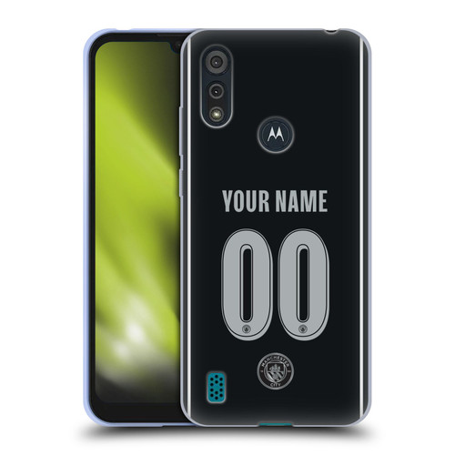 Custom Customised Personalised Manchester City Man City FC 2025/26 Badge Kit Away Soft Gel Case for Motorola Moto E6s (2020) Custom Customised Personalised Manchester City Man City FC 2025/26 Badge Kit Away Soft Gel Case for Motorola Moto E6s (2020)