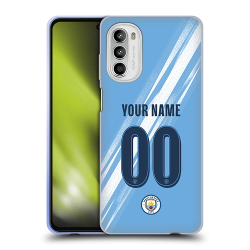 Custom Customised Personalised Manchester City Man City FC 2025/26 Badge Kit Home Soft Gel Case for Motorola Moto G52 Custom Customised Personalised Manchester City Man City FC 2025/26 Badge Kit Home Soft Gel Case for Motorola Moto G52