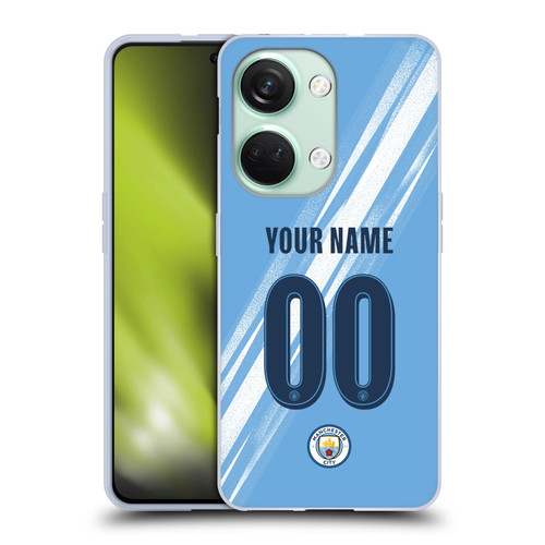 Custom Customised Personalised Manchester City Man City FC 2025/26 Badge Kit Home Soft Gel Case for OnePlus Nord 3 5G