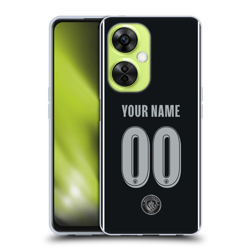 Custom Customised Personalised Manchester City Man City FC 2025/26 Badge Kit Away Soft Gel Case for OnePlus Nord CE 3 Lite 5G
