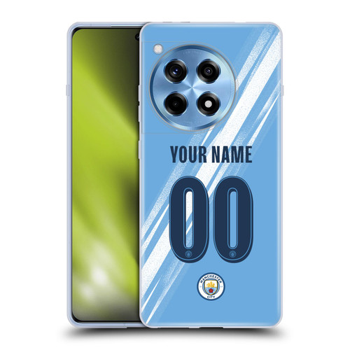 Custom Customised Personalised Manchester City Man City FC 2025/26 Badge Kit Home Soft Gel Case for OnePlus 12R Custom Customised Personalised Manchester City Man City FC 2025/26 Badge Kit Home Soft Gel Case for OnePlus 12R
