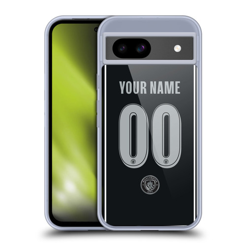 Custom Customised Personalised Manchester City Man City FC 2025/26 Badge Kit Away Soft Gel Case for Google Pixel 8a