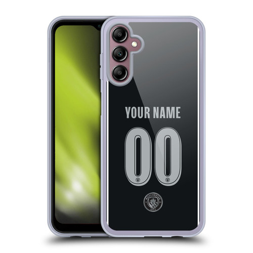 Custom Customised Personalised Manchester City Man City FC 2025/26 Badge Kit Away Soft Gel Case for Samsung Galaxy A14 5G