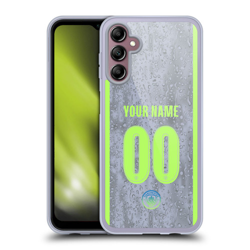Custom Customised Personalised Manchester City Man City FC 2025/26 Badge Kit Third Soft Gel Case for Samsung Galaxy A14 5G