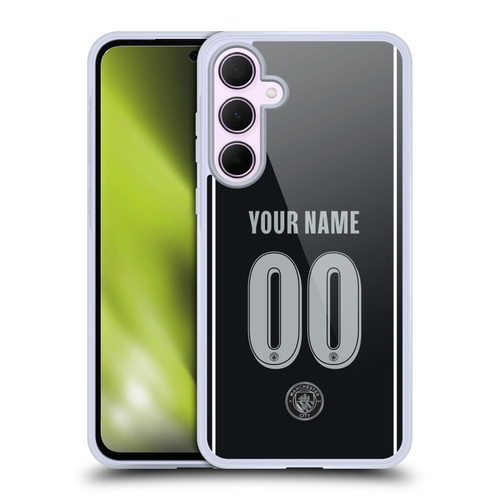 Custom Customised Personalised Manchester City Man City FC 2025/26 Badge Kit Away Soft Gel Case for Samsung Galaxy A35 5G