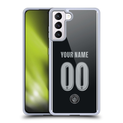 Custom Customised Personalised Manchester City Man City FC 2025/26 Badge Kit Away Soft Gel Case for Samsung Galaxy S21+ 5G Custom Customised Personalised Manchester City Man City FC 2025/26 Badge Kit Away Soft Gel Case for Samsung Galaxy S21+ 5G