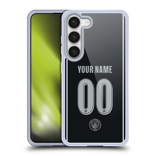 Custom Customised Personalised Manchester City Man City FC 2025/26 Badge Kit Away Soft Gel Case for Samsung Galaxy S23 5G