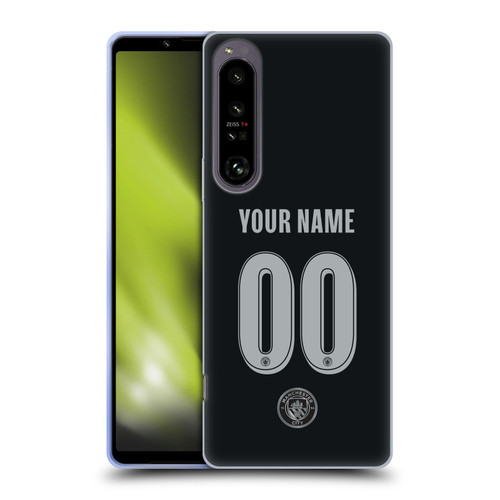 Custom Customised Personalised Manchester City Man City FC 2025/26 Badge Kit Away Soft Gel Case for Sony Xperia 1 IV Custom Customised Personalised Manchester City Man City FC 2025/26 Badge Kit Away Soft Gel Case for Sony Xperia 1 IV
