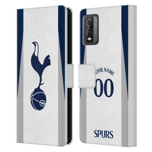 Custom Customised Personalised Tottenham Hotspur F.C. 2025/26 Badge Kit Home Leather Book Wallet Case Cover For Nokia C210