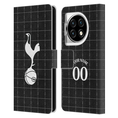 Custom Customised Personalised Tottenham Hotspur F.C. 2025/26 Badge Kit Away Leather Book Wallet Case Cover For OPPO OnePlus Ace 3 5G