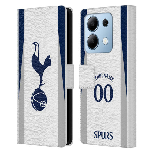 Custom Customised Personalised Tottenham Hotspur F.C. 2025/26 Badge Kit Home Leather Book Wallet Case Cover For Xiaomi Redmi Note 13/13 Pro 5G Custom Customised Personalised Tottenham Hotspur F.C. 2025/26 Badge Kit Home Leather Book Wallet Case Cover For Xiaomi Redmi Note 13/13 Pro 5G