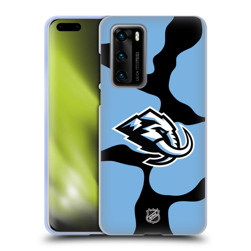 NHL Utah Mammoth Cow Pattern Soft Gel Case for Huawei P40 5G