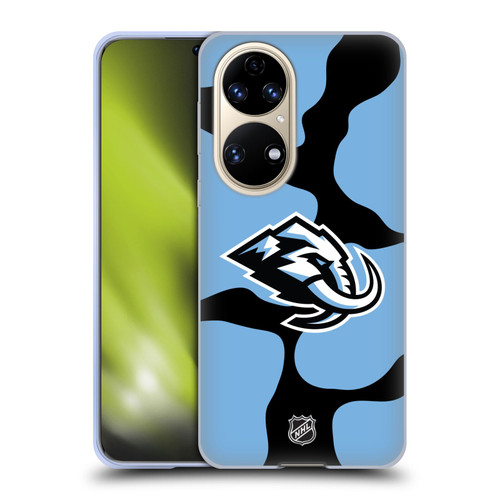 NHL Utah Mammoth Cow Pattern Soft Gel Case for Huawei P50