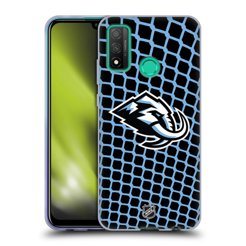 NHL Utah Mammoth Net Pattern Soft Gel Case for Huawei P Smart (2020)