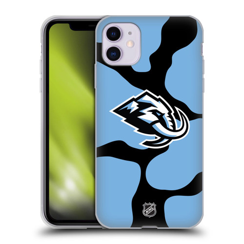 NHL Utah Mammoth Cow Pattern Soft Gel Case for Apple iPhone 11 NHL Utah Mammoth Cow Pattern Soft Gel Case for Apple iPhone 11