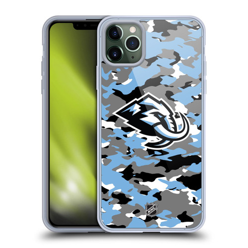 NHL Utah Mammoth Camouflage Soft Gel Case for Apple iPhone 11 Pro Max