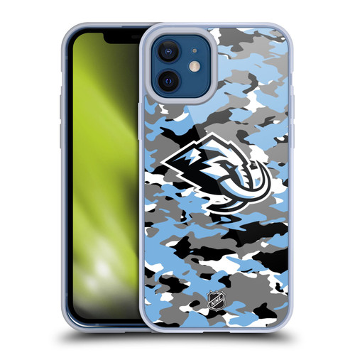 NHL Utah Mammoth Camouflage Soft Gel Case for Apple iPhone 12 / iPhone 12 Pro