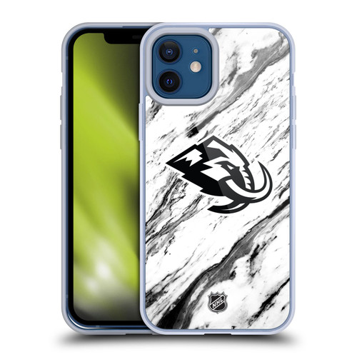 NHL Utah Mammoth Marble Soft Gel Case for Apple iPhone 12 / iPhone 12 Pro