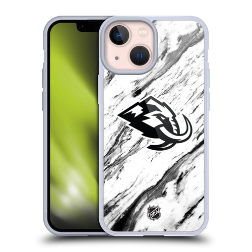 NHL Utah Mammoth Marble Soft Gel Case for Apple iPhone 13 Mini