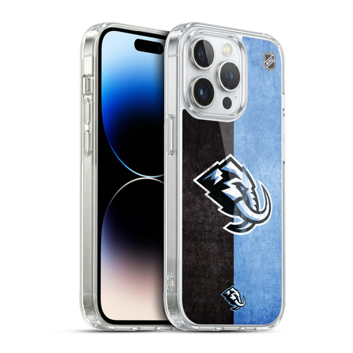 NHL Utah Mammoth Half Distressed Soft Gel Case for Apple iPhone 13 Pro & MagSafe