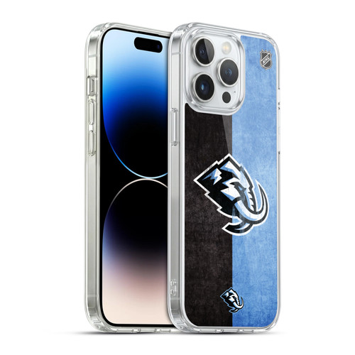 NHL Utah Mammoth Half Distressed Soft Gel Case for Apple iPhone 14 Pro Max & MagSafe
