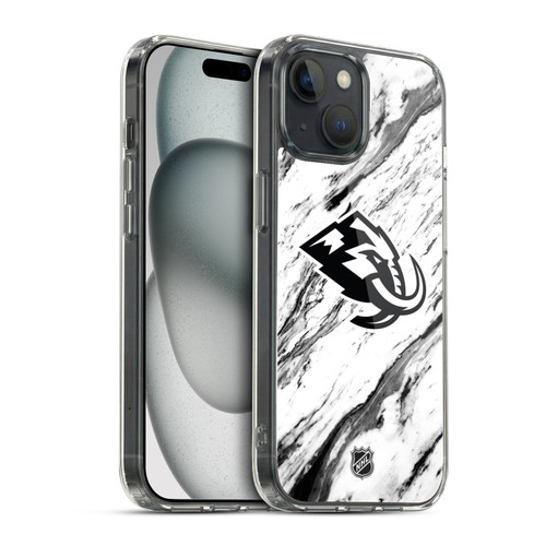 NHL Utah Mammoth Marble Soft Gel Case for Apple iPhone 15 & MagSafe