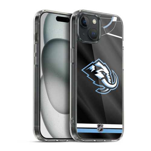 NHL Utah Mammoth Jersey Soft Gel Case for Apple iPhone 15 Plus & MagSafe