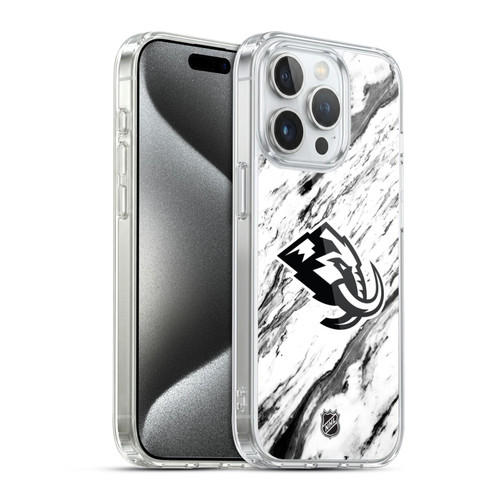 NHL Utah Mammoth Marble Soft Gel Case for Apple iPhone 15 Pro & MagSafe