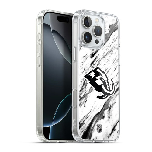 NHL Utah Mammoth Marble Soft Gel Case for Apple iPhone 16 Pro Max & MagSafe
