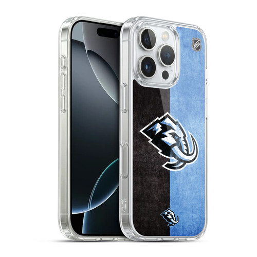 NHL Utah Mammoth Half Distressed Soft Gel Case for Apple iPhone 16 Pro & MagSafe
