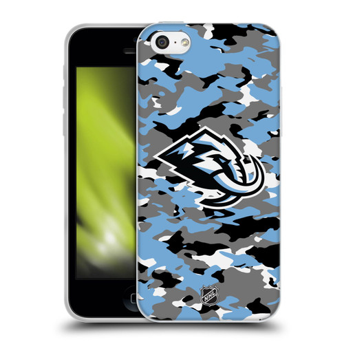 NHL Utah Mammoth Camouflage Soft Gel Case for Apple iPhone 5c