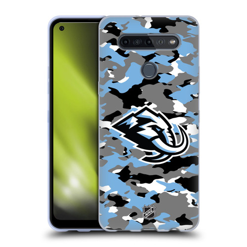 NHL Utah Mammoth Camouflage Soft Gel Case for LG K51S